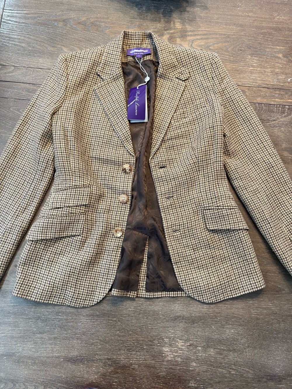 Ralph Lauren Purple Label Tweed Jacket